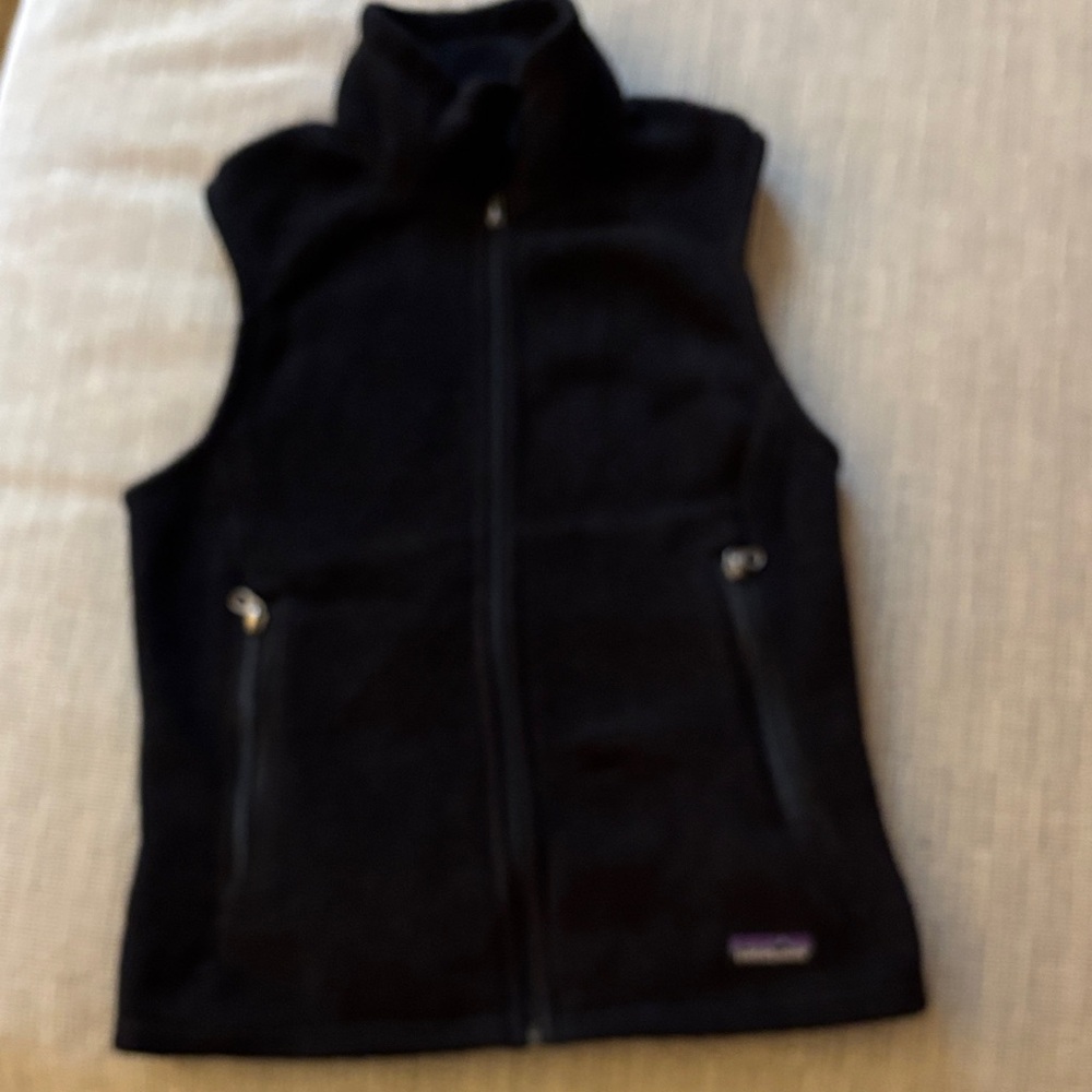 Patagonia Womens Black Synchilla Fleece Vest S